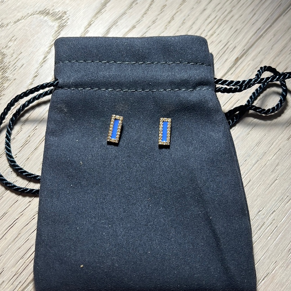 kate spade blue earrings